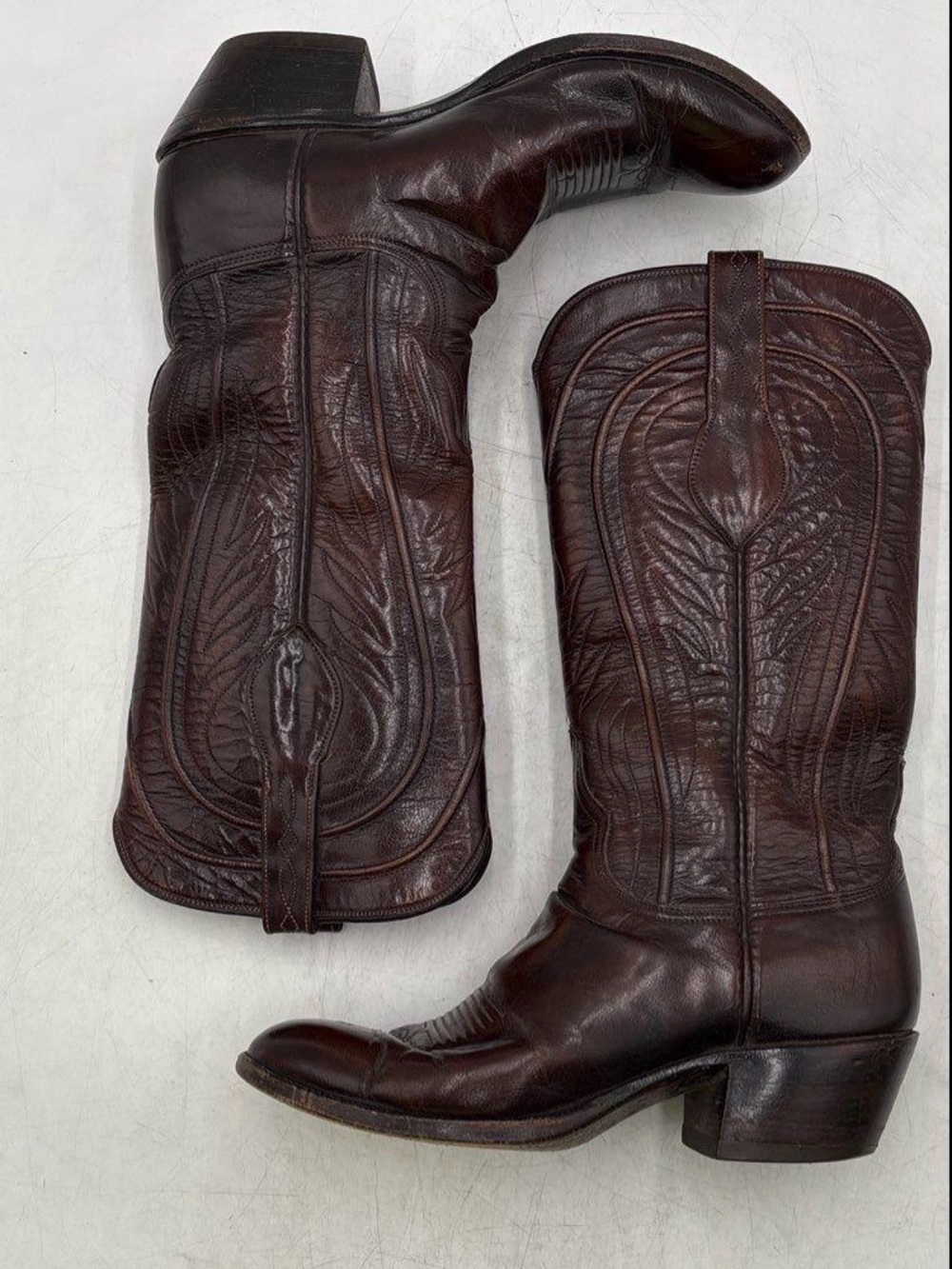 Vintage Lucchese Women's San Antonio Cowboy Boots 6.5 B
